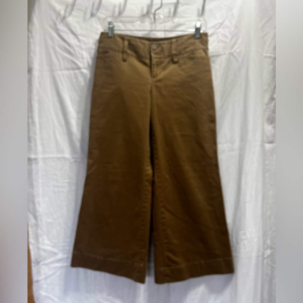 LOFT Marisa Low-Rise Trousers in Camel